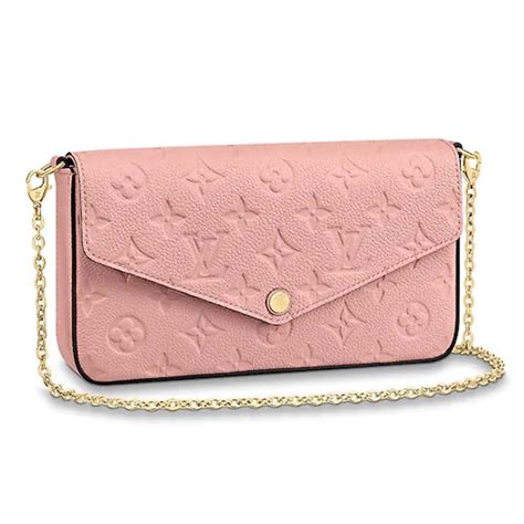 louis vuitton pochette felicie empreinte pink|louis vuitton monogram pochette.